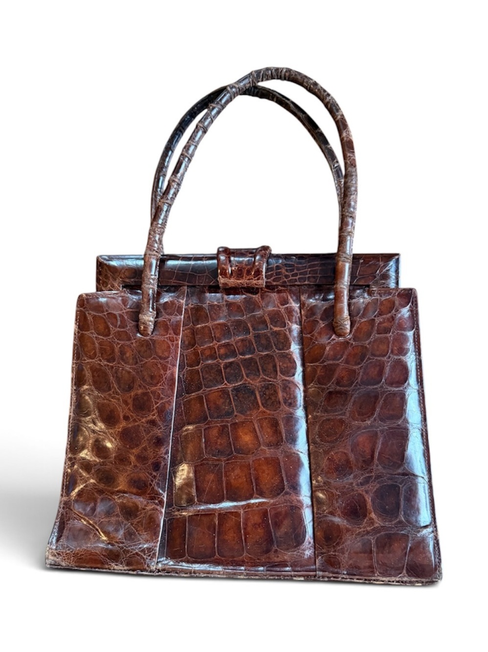 Vintage Genuine Alligator Purse - Picture 2 of 9